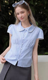 check girly round tops RI1449