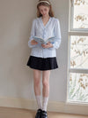 【pre oder】frill point stripe tops RI1476