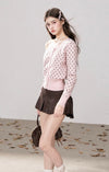 dot one shoulder tops RI1485