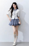 blue mood skirt RI1436