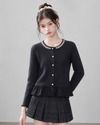 round neck points tops RI1524