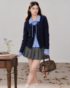 frill mood blue tops &skirt RI1505