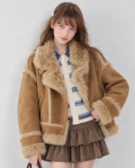 far volume beige jacket RI1626