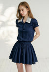 curler point navy one-piece RI1416