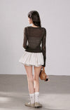 cross mood brown Knit RI1481
