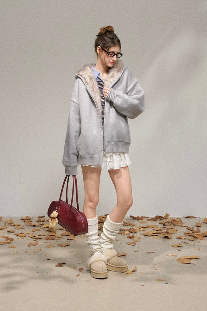 far point  zip cardigan RI1364