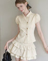 girly mood yellow beige set up RI1471