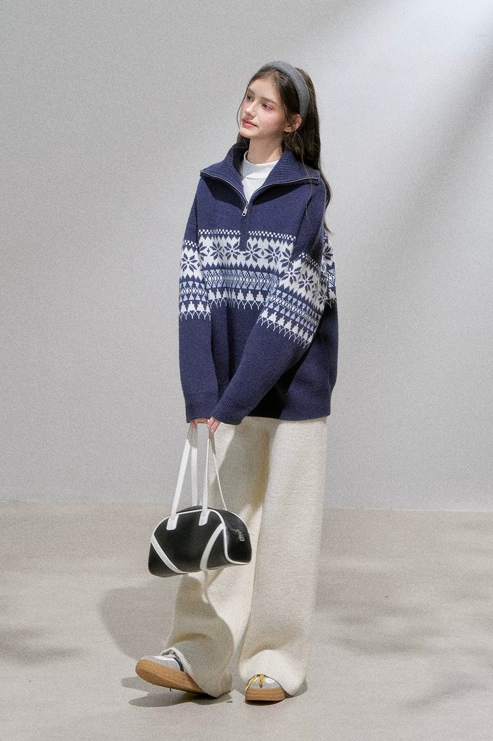 curler mood Knit tops RI1369