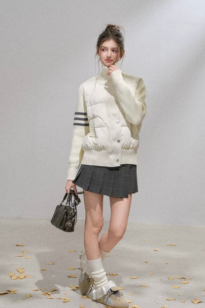 line sleeve Knit jacket RI1365