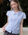 check girly round tops RI1449