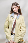 reversible casual mood yellow jacket RI1374