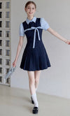 ribbon line navy one-piece RI1460