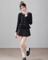 round neck points tops RI1524
