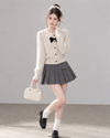 ribbon like curler point ivory tops RI1602