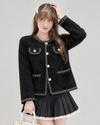luxury mood black tops RI1612