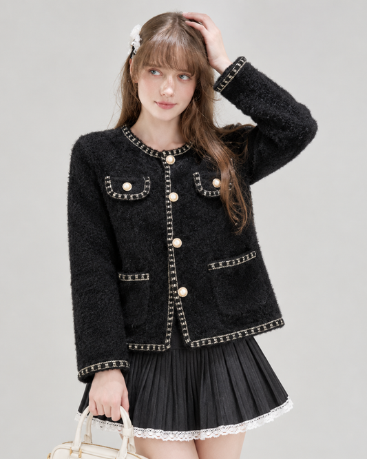 luxury mood black tops RI1612