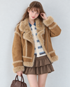 far volume beige jacket RI1626