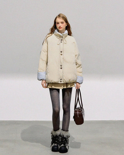 reversible macaron down jacket RI1353