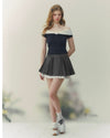 off shoulder girly tops RI1411