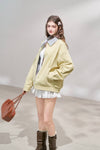 reversible casual mood yellow jacket RI1374