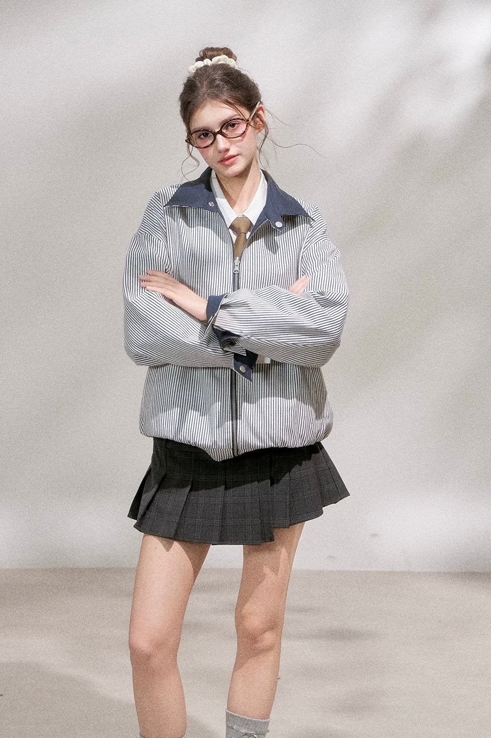 reversible casual mood navy jacket RI1375