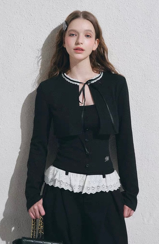 pre oder】short ribbon tops & camisole RI1473 – ria