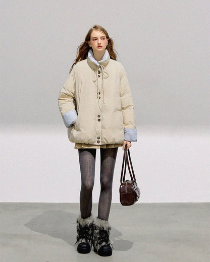 reversible macaron down jacket RI1353
