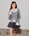 girly ribbon line tops RI1488