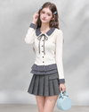 girly check point tops RI1564