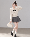ribbon like curler point ivory tops RI1602