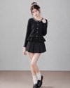 round neck points tops RI1524