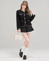 luxury mood black tops RI1612