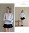 【pre oder】frill point stripe tops RI1476