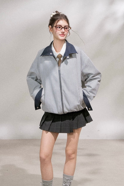 reversible casual mood navy jacket RI1375