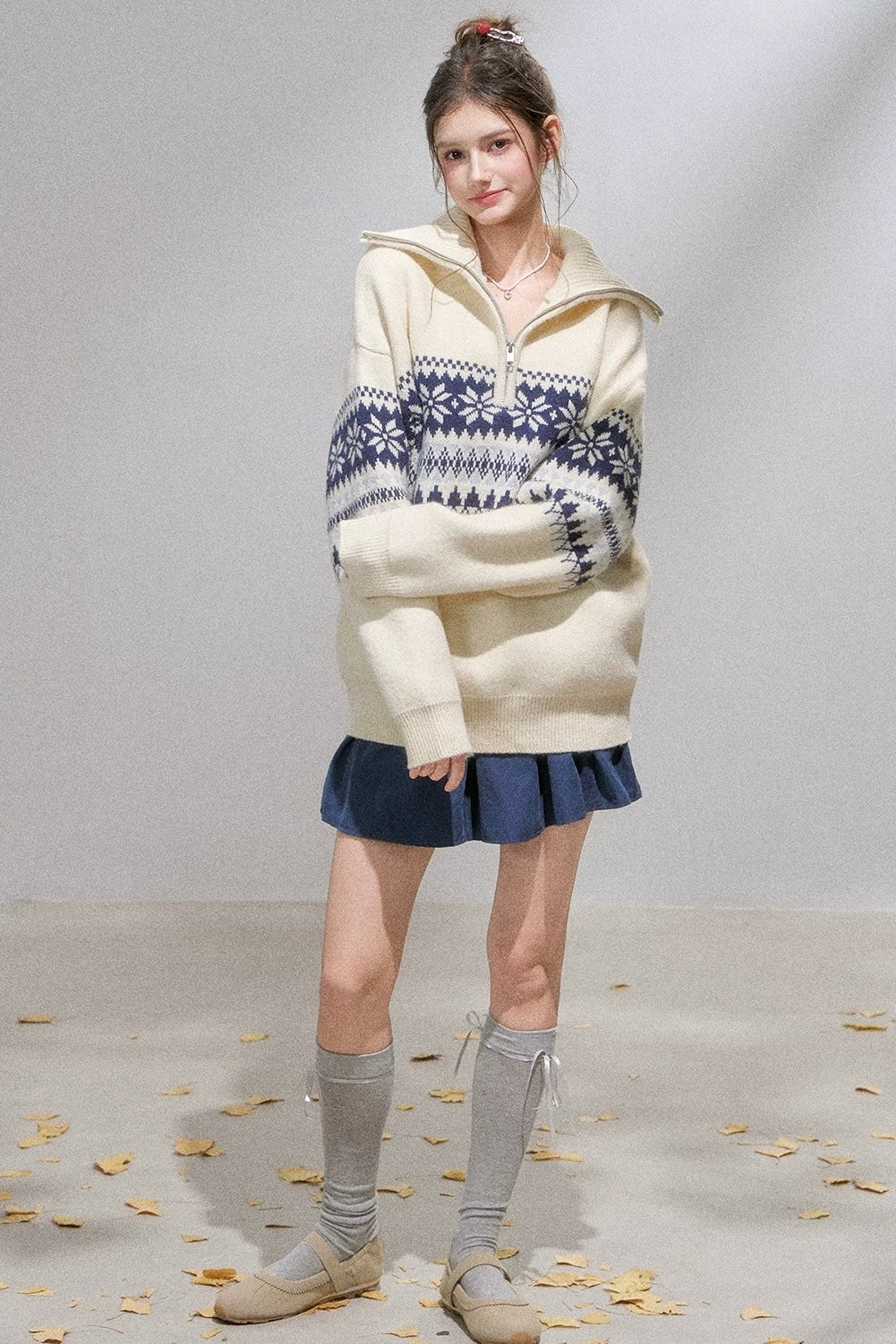 curler mood Knit tops RI1369