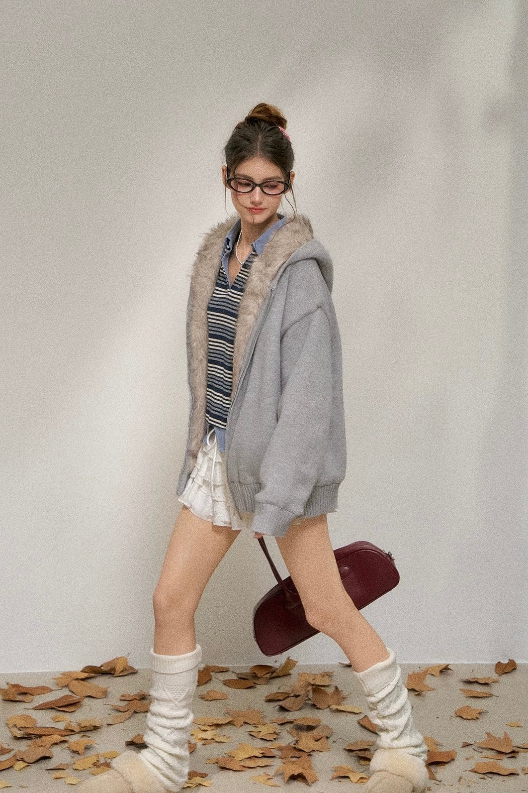 far point  zip cardigan RI1364