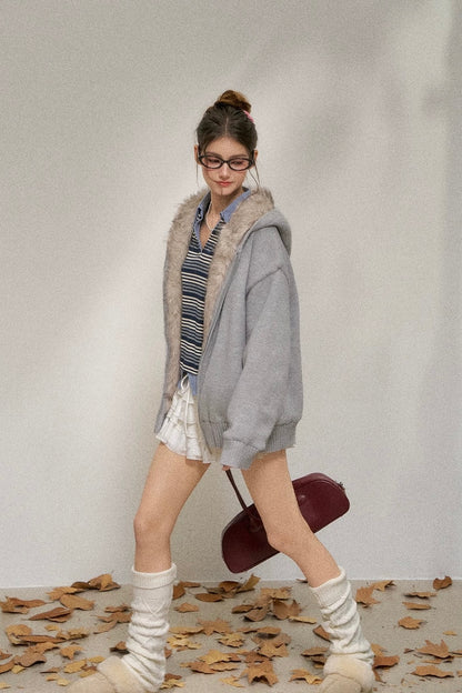 far point  zip cardigan RI1364