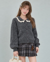 curler wave point gray tops RI1635