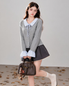 girly ribbon line tops RI1488