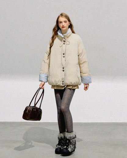 reversible macaron down jacket RI1353