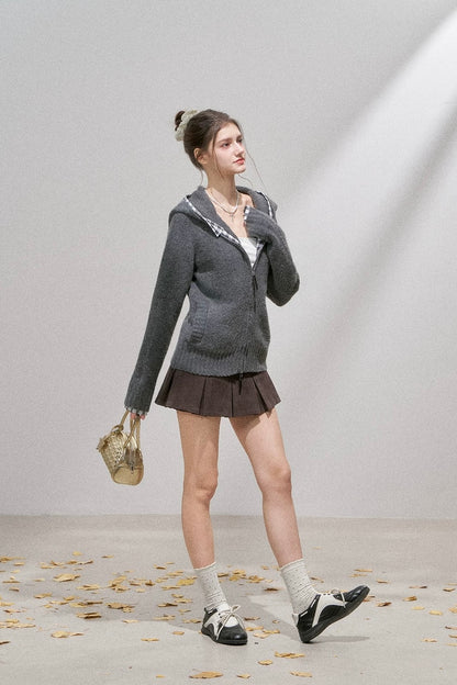 pattern point zip tops RI1368