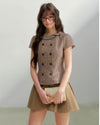 mood brown tops RI1426