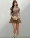 mood brown tops RI1426
