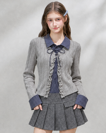 navy stripe line tops RI1571