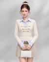 line point beige tops RI1565