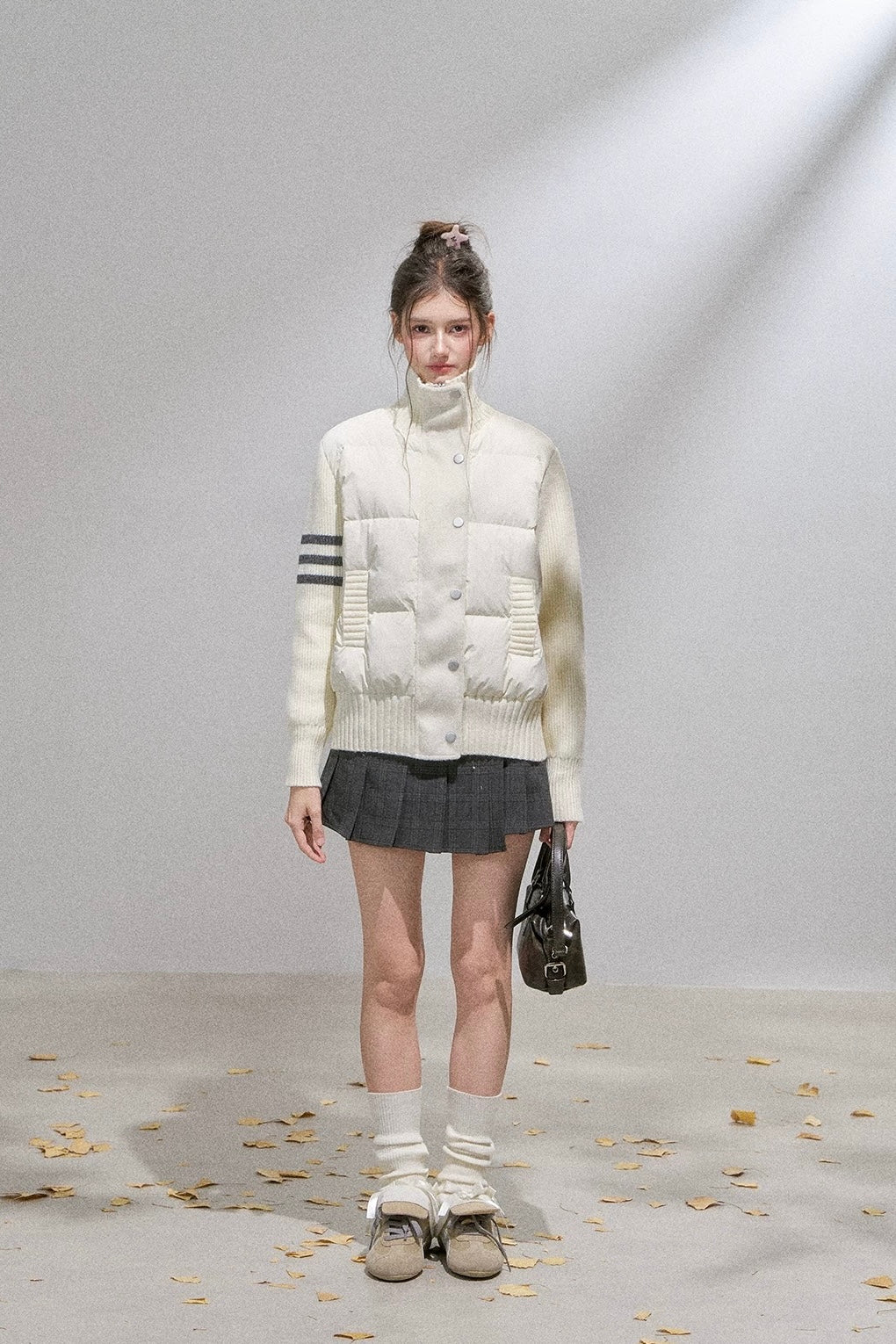 line sleeve Knit jacket RI1365