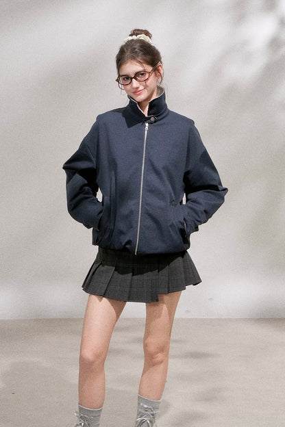 reversible casual mood navy jacket RI1375