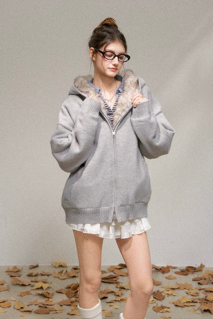 far point  zip cardigan RI1364