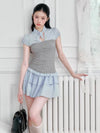 dokking mood gray tops RI1438
