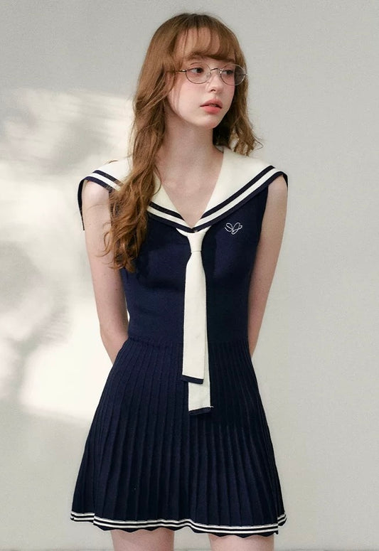 sailor point navy one-piece RI1393